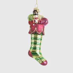 Noel Toy Stocking Decoration by Vixen & Velvet, a Christmas for sale on Style Sourcebook
