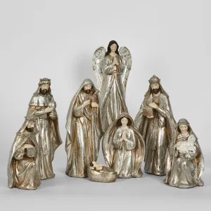Champagne Nativity Collection (Set of 8) by Vixen & Velvet, a Christmas for sale on Style Sourcebook
