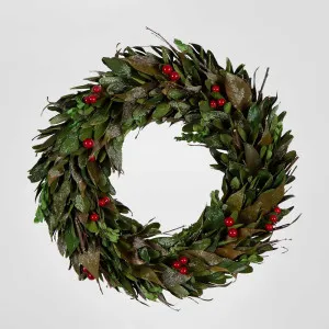 Frosted Berry Wreath by Vixen & Velvet, a Christmas for sale on Style Sourcebook