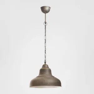 Brasserie Overhead Ceiling Pendant Small Rust by Emac & Lawton, a Pendant Lighting for sale on Style Sourcebook