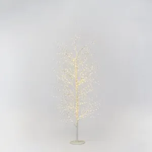 White Forest Light Up Tree with 900 Lights 150cm by Vixen & Velvet, a Christmas for sale on Style Sourcebook