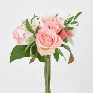 Cymbid Rose Calla Bouquet 25cm Pink by Florabelle Living, a Plants for sale on Style Sourcebook