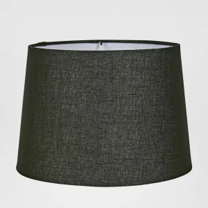 Linen Drum Lamp Shade XS Black by Emac & Lawton, a Lamp Shades for sale on Style Sourcebook