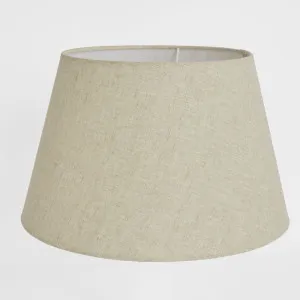 Linen Taper Lamp Shade XL Dark Natural by Emac & Lawton, a Lamp Shades for sale on Style Sourcebook