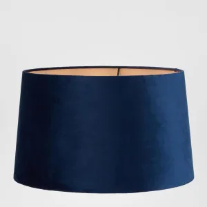 Velvet Drum Lamp Shade XL Royal Blue by Emac & Lawton, a Lamp Shades for sale on Style Sourcebook