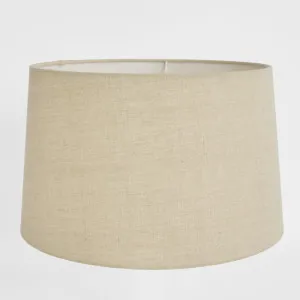 Linen Drum Lamp Shade XXL Light Natural by Emac & Lawton, a Lamp Shades for sale on Style Sourcebook