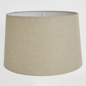 Linen Drum Lamp Shade XXXL Dark Natural by Emac & Lawton, a Lamp Shades for sale on Style Sourcebook