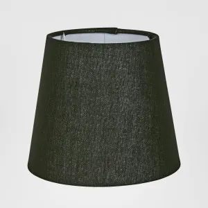 Linen Taper Lamp Shade XXS Black by Emac & Lawton, a Lamp Shades for sale on Style Sourcebook