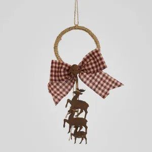 Canter Rusty Hanging Deer by Vixen & Velvet, a Christmas for sale on Style Sourcebook