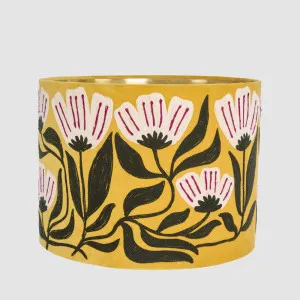 AD Daisy Velvet Drum Shade Yellow by Ruby Star, a Lamp Shades for sale on Style Sourcebook