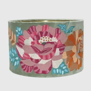 Peony Abstract Drum Shade 40x25cm Sage by Ruby Star, a Lamp Shades for sale on Style Sourcebook