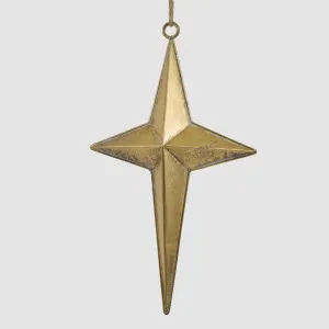 Golden Northern Star Decoration Large by Vixen & Velvet, a Christmas for sale on Style Sourcebook