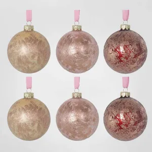 Cherie Boxed Set of 6 Baubles by Vixen & Velvet, a Christmas for sale on Style Sourcebook