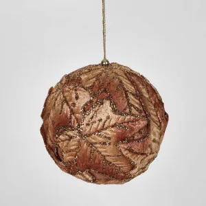 Ivy Velvet Bauble Bronze by Vixen & Velvet, a Christmas for sale on Style Sourcebook