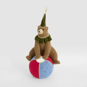 Carnival Bear on Ball by Vixen & Velvet, a Christmas for sale on Style Sourcebook