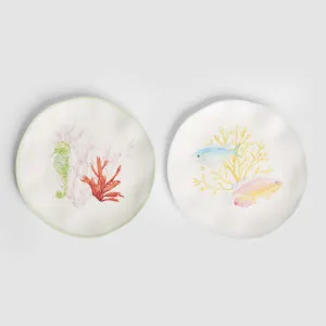 Under the Sea Dinner Plate - Box of 6 by Vixen & Velvet, a Christmas for sale on Style Sourcebook