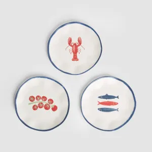Ciao Bella Antipasto Plates - Box of 6 by Vixen & Velvet, a Christmas for sale on Style Sourcebook