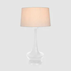 Peninsula Table Lamp Base White- Base Only by Zaffero, a Table & Bedside Lamps for sale on Style Sourcebook