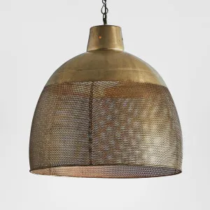 Riva Ceiling Pendant Large Antique Brass by Zaffero, a Pendant Lighting for sale on Style Sourcebook