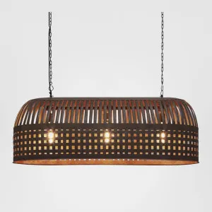 Esch Ceiling Pendant Long Rust by Zaffero, a Pendant Lighting for sale on Style Sourcebook