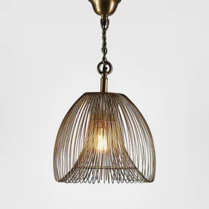 Baker Ceiling Pendant Small Gold by Emac & Lawton, a Pendant Lighting for sale on Style Sourcebook