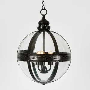 Saxon Ceiling Pendant Large Black by Emac & Lawton, a Pendant Lighting for sale on Style Sourcebook