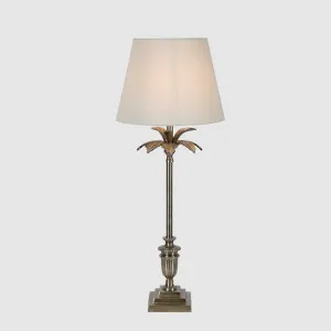 Palm Springs Table Lamp Base Silver- Base Only by Emac & Lawton, a Table & Bedside Lamps for sale on Style Sourcebook