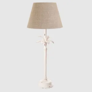 Casablanca Table Lamp Base White- Base Only by Emac & Lawton, a Table & Bedside Lamps for sale on Style Sourcebook