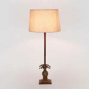 Caribbean Pineapple Table Lamp Base Brown- Base Only by Emac & Lawton, a Table & Bedside Lamps for sale on Style Sourcebook