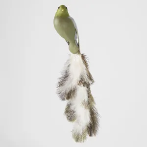 Veere Green Clip on Bird by Vixen & Velvet, a Christmas for sale on Style Sourcebook