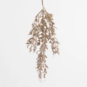 Cascading Leaf Hanging Decoration Gold by Vixen & Velvet, a Christmas for sale on Style Sourcebook