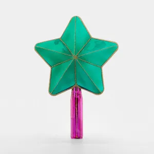 Radiant Star Tree Topper Emerald & Fuchsia by Vixen & Velvet, a Christmas for sale on Style Sourcebook