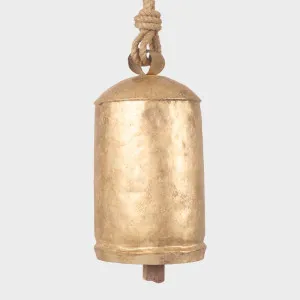Brass Oblong Bell Decoration Large by Vixen & Velvet, a Christmas for sale on Style Sourcebook