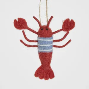 Lennie Hanging Lobster Tree Decoration by Vixen & Velvet, a Christmas for sale on Style Sourcebook