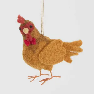 Roger the Rooster Hanging Tree Decoration by Vixen & Velvet, a Christmas for sale on Style Sourcebook
