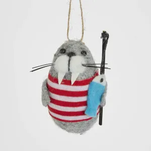 Herman the Sea Lion Hanging Tree Decoration by Vixen & Velvet, a Christmas for sale on Style Sourcebook