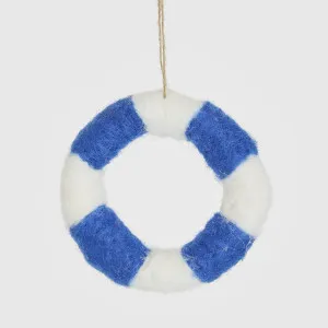 Buoy Hanging Tree Decoration Blue by Vixen & Velvet, a Christmas for sale on Style Sourcebook