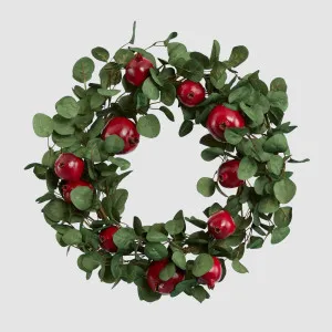 Pomegranate Wreath 55cm by Vixen & Velvet, a Christmas for sale on Style Sourcebook