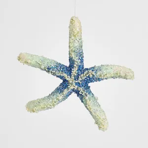 Med Gem Starfish Hanging Decoration Large by Vixen & Velvet, a Christmas for sale on Style Sourcebook