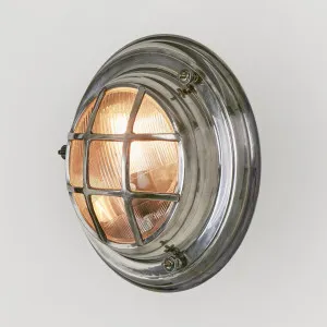 Jervis Outdoor Wall Light Silver by Emac & Lawton, a Wall Lighting for sale on Style Sourcebook
