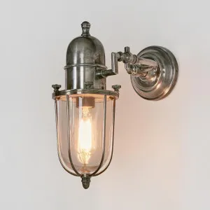 Chapel Outdoor Wall Light Silver by Emac & Lawton, a Wall Lighting for sale on Style Sourcebook