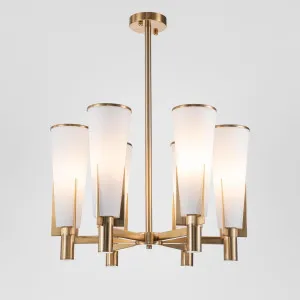 St Germain Chandelier Antique Brass by Emac & Lawton, a Chandeliers for sale on Style Sourcebook