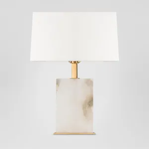 Roco Alabaster Table Lamp With Shade by Emac & Lawton, a Table & Bedside Lamps for sale on Style Sourcebook