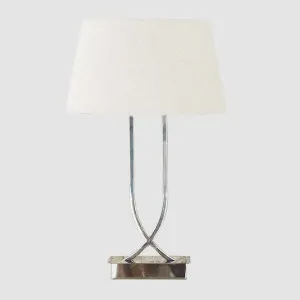 Southern Cross Table Lamp Base Shiny Nickel- Base Only by Emac & Lawton, a Table & Bedside Lamps for sale on Style Sourcebook