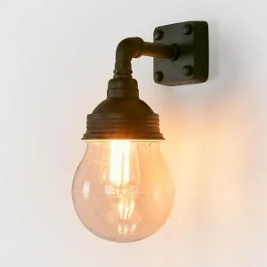 Dover Outdoor Wall Light Black by Emac & Lawton, a Wall Lighting for sale on Style Sourcebook