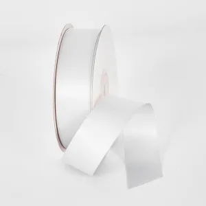 Off White 25mm Double Sided Satin Ribbon 25 Yards - P000 by JMC FLORALS, a Plants for sale on Style Sourcebook