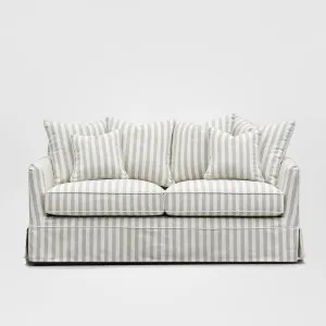 Noosa Hamptons 2 Seat Sofa Natural Stripe by OneWorld Collection, a Sofas for sale on Style Sourcebook