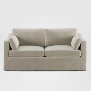 Clovelly Hamptons 2.5 Seat Sofa Natural by OneWorld Collection, a Sofas for sale on Style Sourcebook