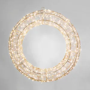 Stellar Light Up Wreath 70cm by Vixen & Velvet, a Christmas for sale on Style Sourcebook
