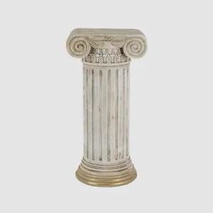 Jardin Plinth Small Cream by Florabelle Living, a Statues & Ornaments for sale on Style Sourcebook
